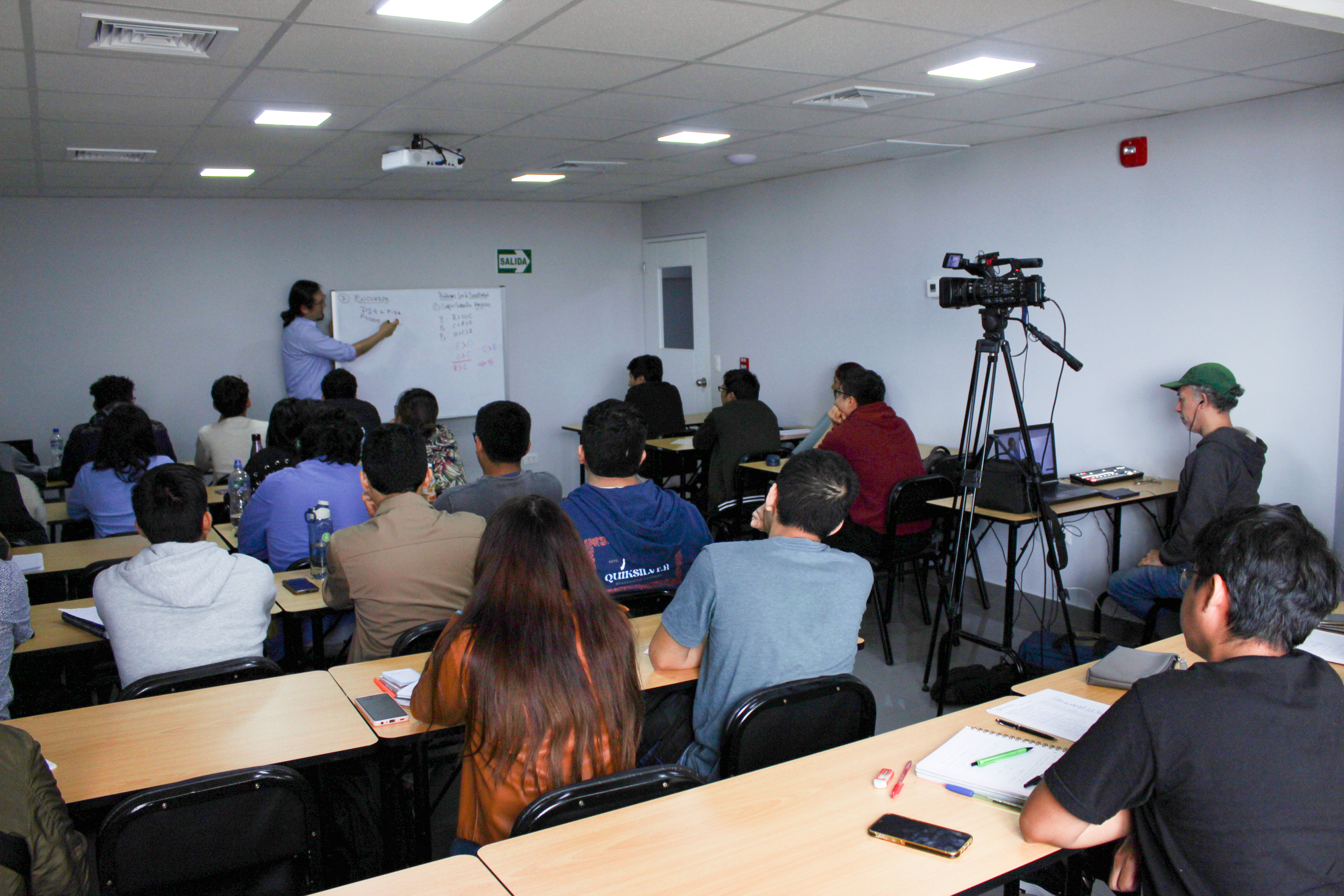 Aula de capacitación en uso